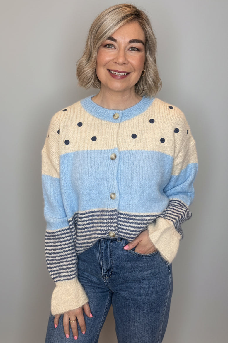 The Dot & Stripe Cardigan.-2