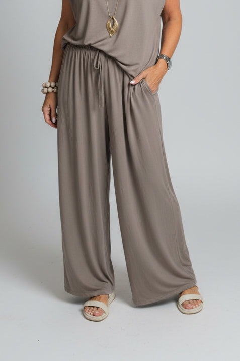 Super Soft Wide Leg Trousers-2