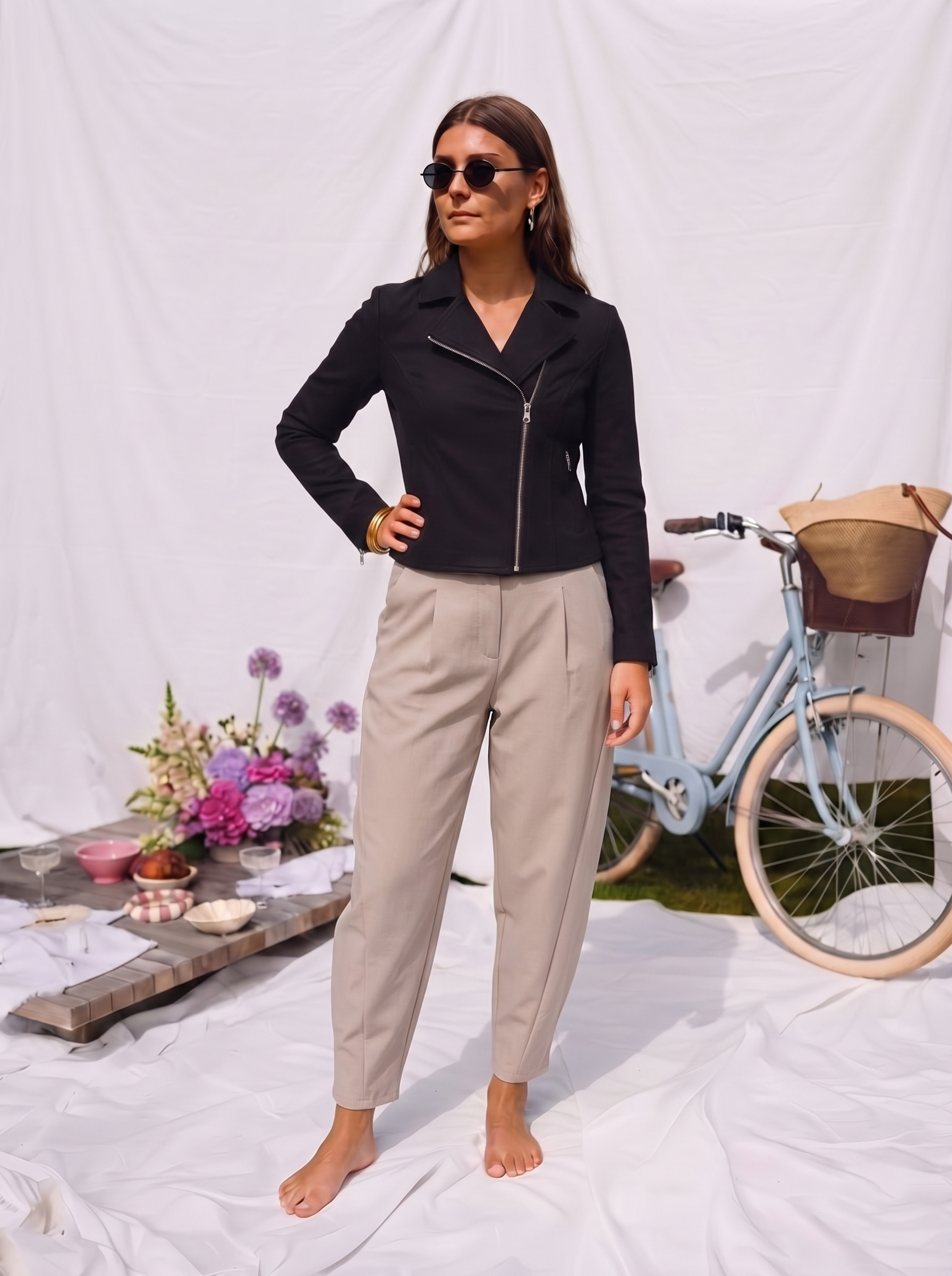 Deck by Decollage Barrel Trousers-3