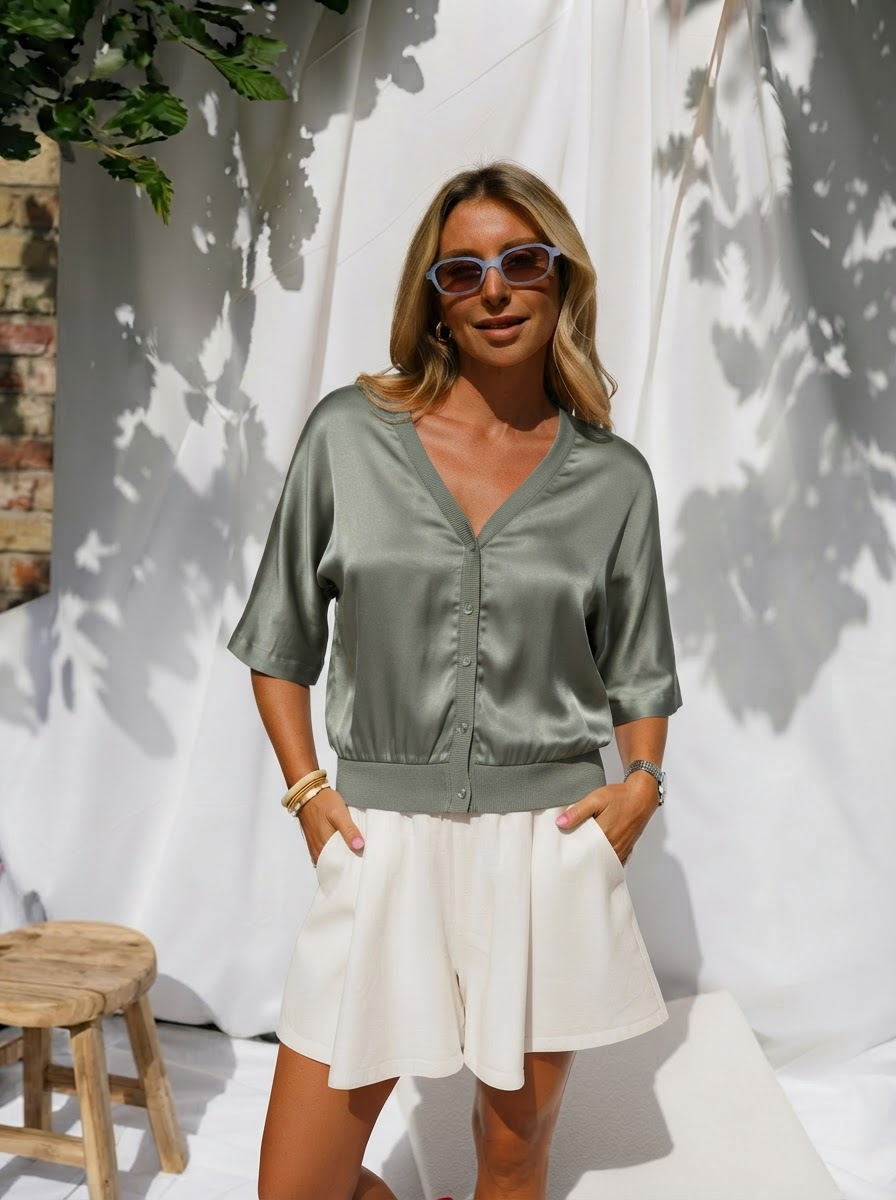 Becky Button Front Top-6