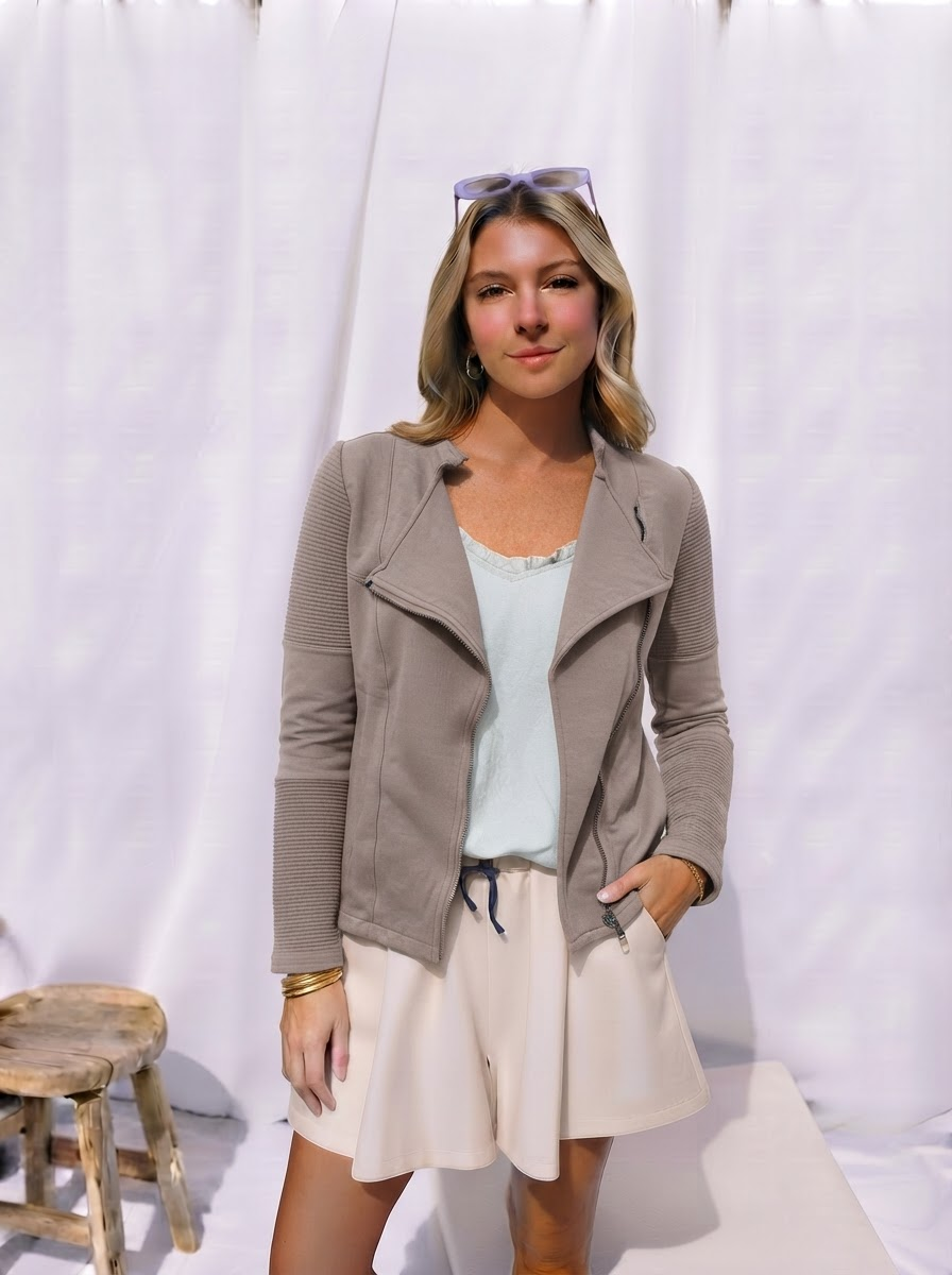 DECK Cotton Biker Jacket-4