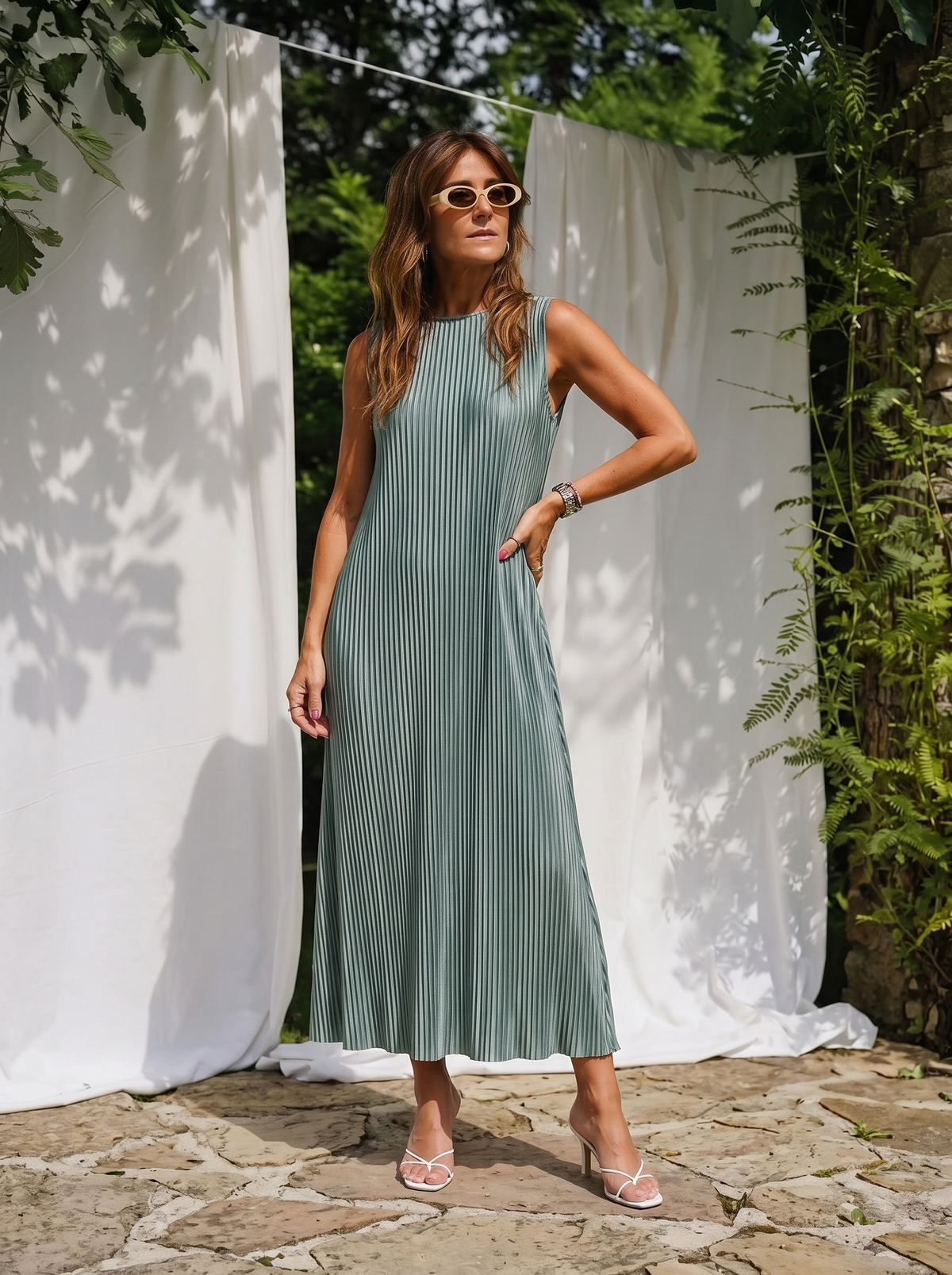 Celine Pleated Dress-9