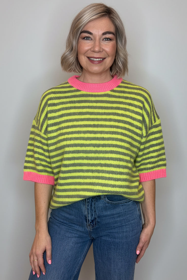 Neon Stripe Knit-2