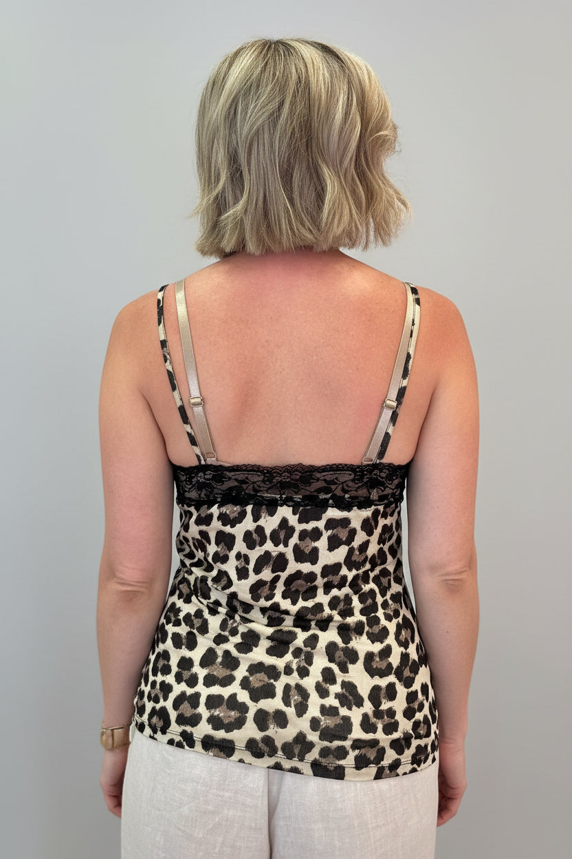 Leopard Lace Cami-4