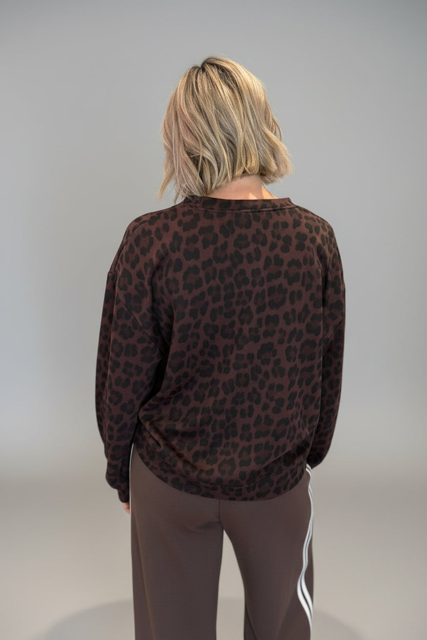Leopard Balloon Sleeve Sweater-6