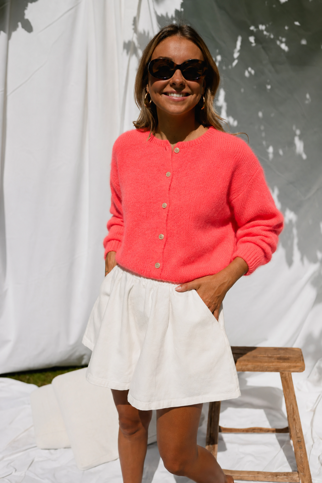 Ollie Alpaca Mix Cardigan