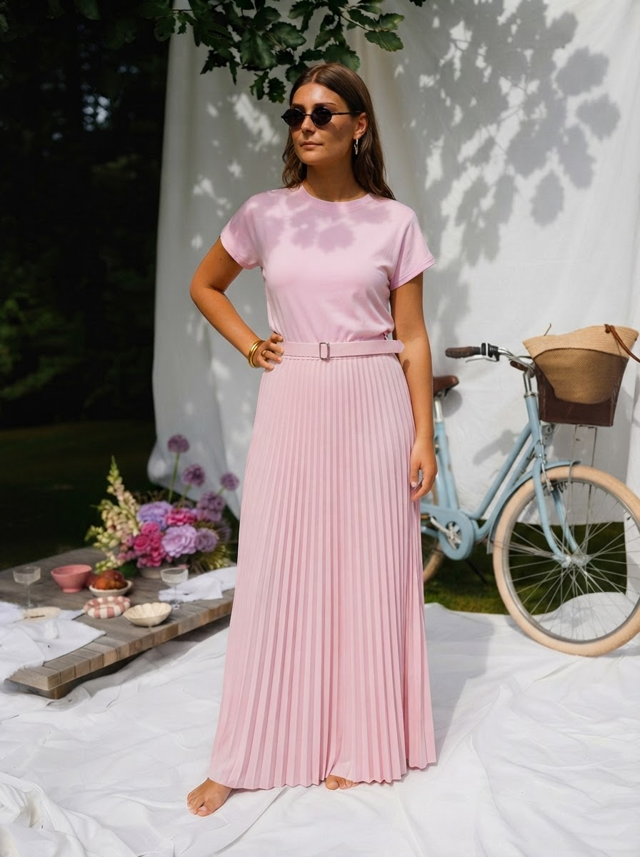 Sarina Pleated Dress