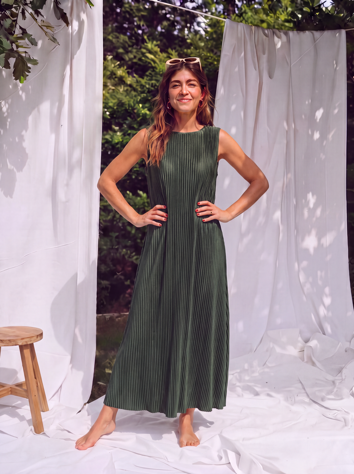 Celine Pleated Dress-11